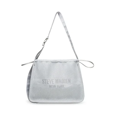 STEVE MADDEN Steve madden nelson silver shoulder bag